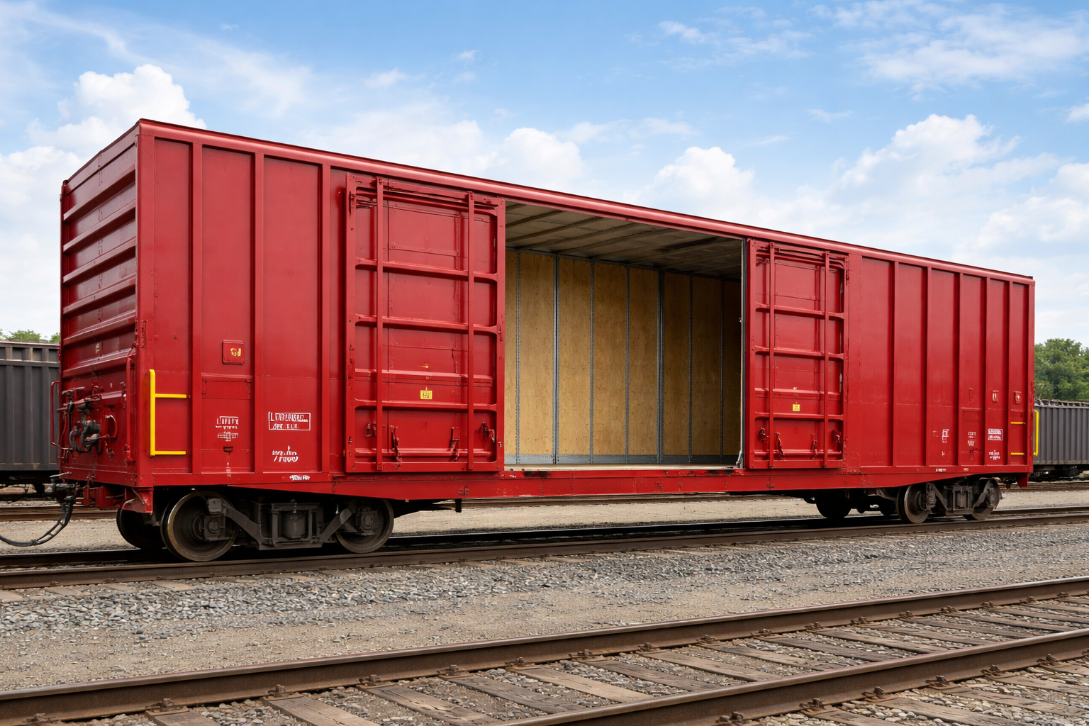 Boxcar railcar