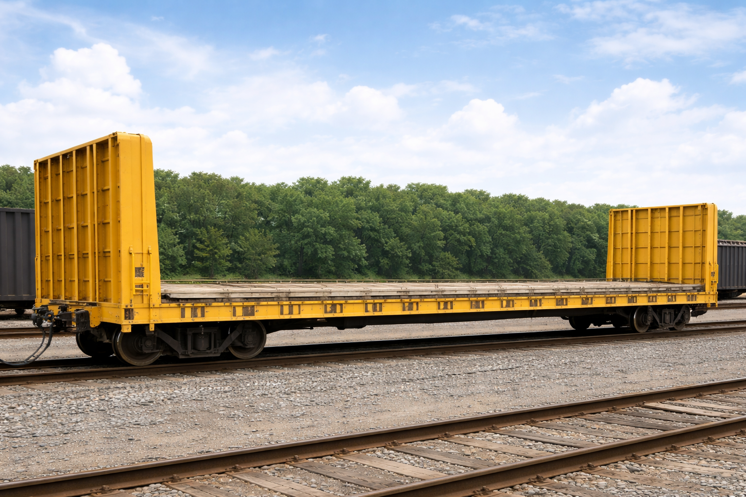 Flatcar railcar